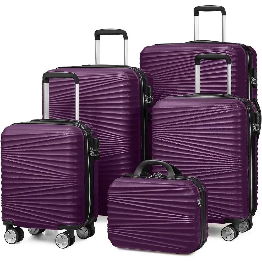 5-Piece Hard Shell Expandable  - đánh giá và giá Expandable Hard Shell Luggage Set