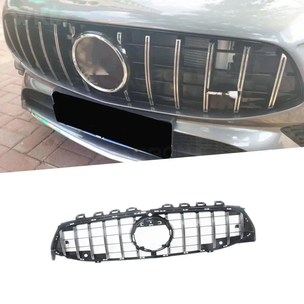 ABS Grill Car Front Bumper Grille Grill For Mercedes for Mercedes Benz W118 C118  CLA180 CLA200 CLA250 CLA45 AMG 2020 2021 Bar