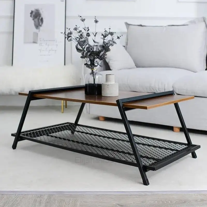 Mesas de Centro Modernas, Mesa de Centro Nórdica com Tema de Jardim Floral, Mesas de Centro para Acampamento, Mesa Auxiliar de Canto, Móveis DX50CJ