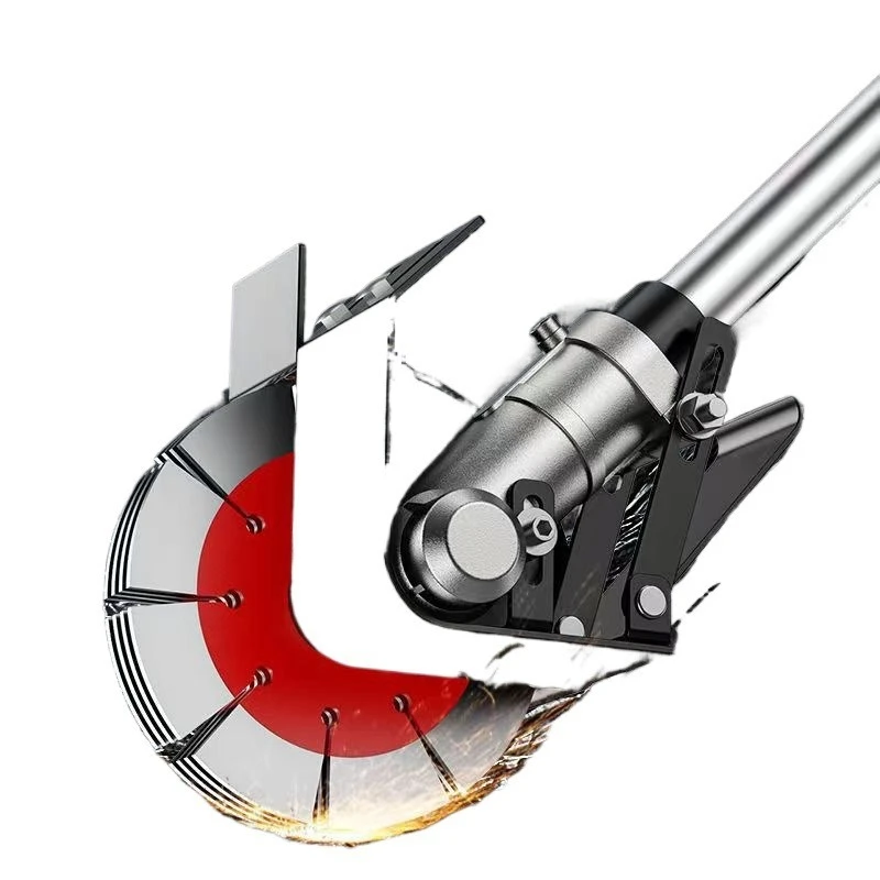 

Handheld long rod slotting machine water and electricity installation one-time forming dust-free cutting machine