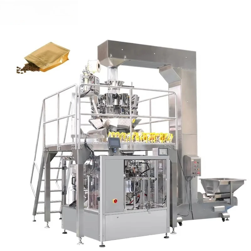 CE Certified Automatic Vertical Packaging Machine Pneumatic System for Nuts Snacks Plastic Pouch Wrapping Customized