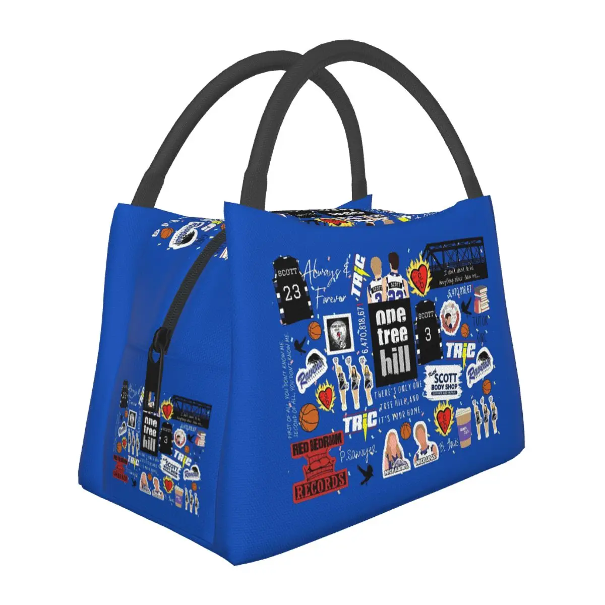 One Tree Hill Collage TV-Inspired Fan Art Design Insulated Lunch Bag for Women Picnic Storage Food Boxes Portable Container