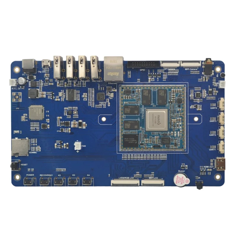 OEM/ODM  Supports 4K Android Multimedia Control Board RK3288 Cortex-A17 Quad-core CPU Advanced Customization PCBA