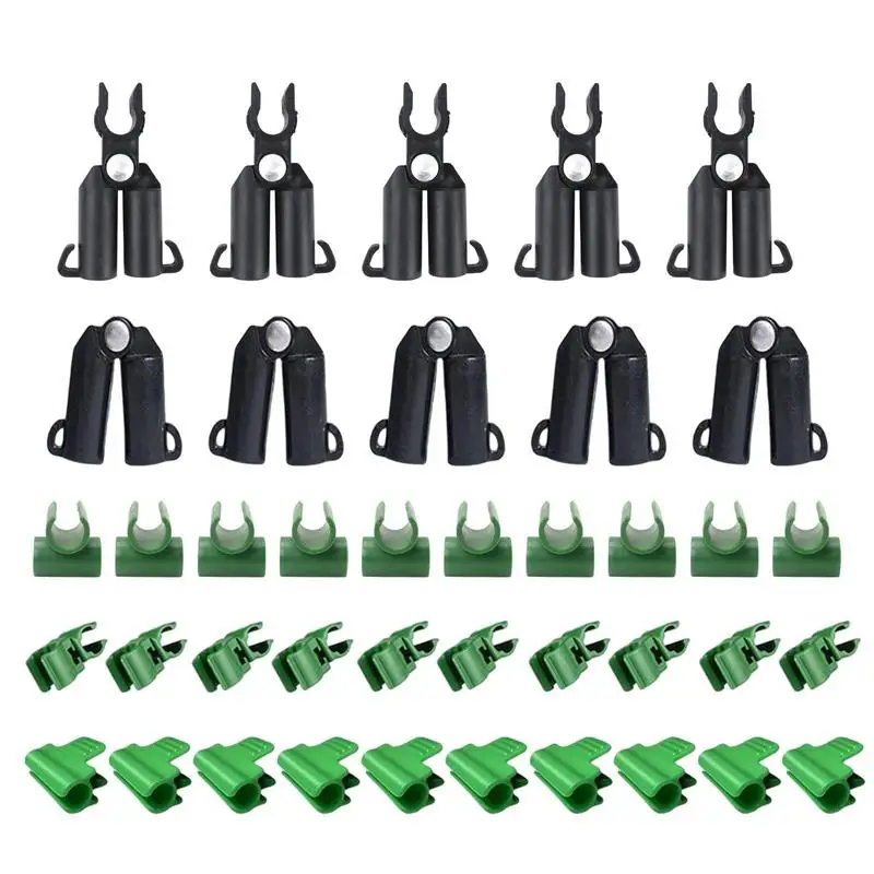 

Garden Plastic Clips Plant Support Fixed Connector Plant Grafting Stakes Connector Plant Trellis Connector Buckle Fixing Joints