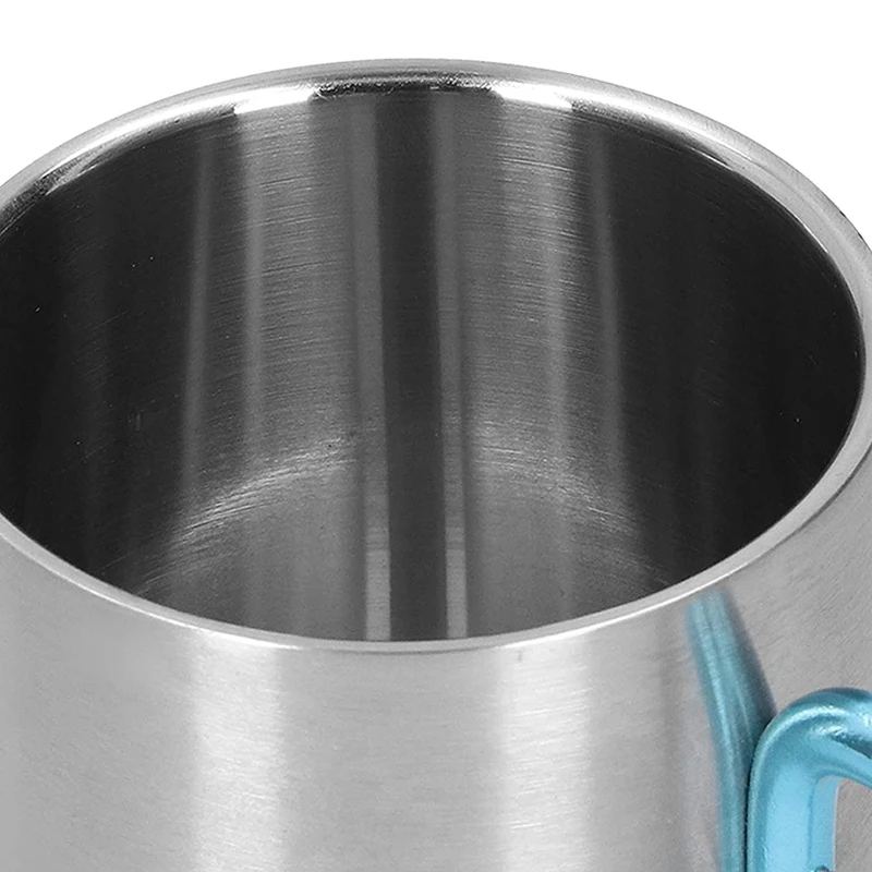 Кофейная чашка для кемпинга, 12 унций, кофейная чашка из нержавеющей стали для дома и офиса, чайная чашка, горячий и холодный напиток