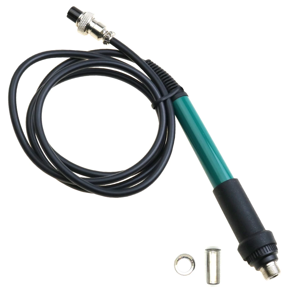QUECOO 5/4pin T12-907 Green Handle 1.1m For STM32 T12-955/958/952 Soldering Iron stationTemperature Digital Electric repair tool