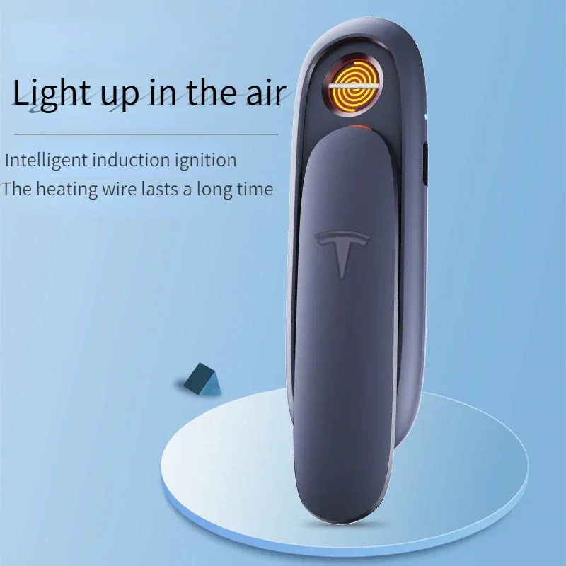 

2026 High-end Rechargeable Lighter for Smokes Windproof Sliding Cover Design Electronic Cigarette Lighters & Smoking Accessories