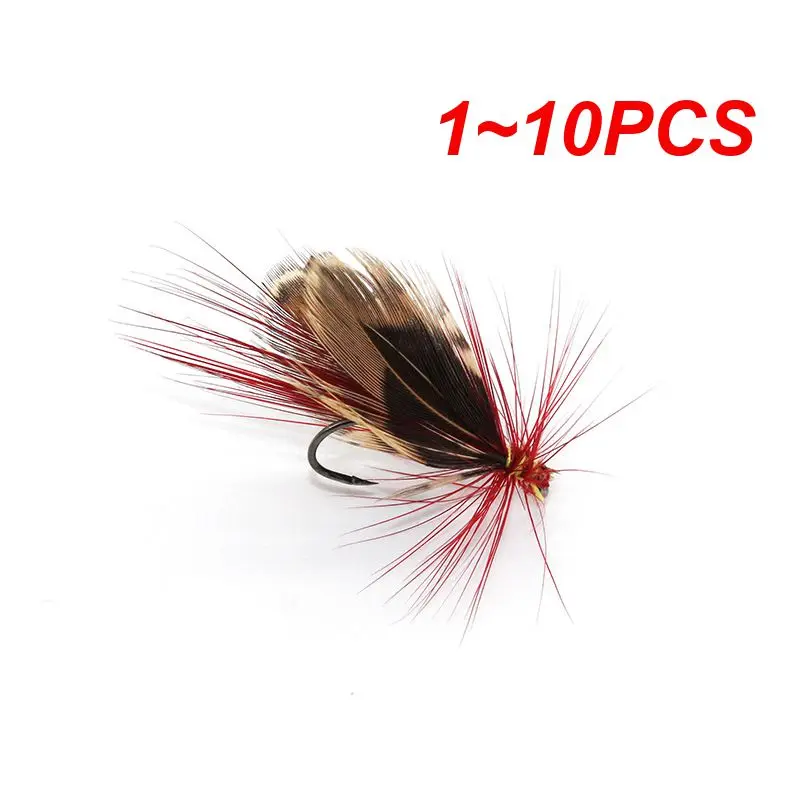 

1~10PCS Insects Flies Fly Fishing Lures Bait High Carbon Steel Hook Fish Tackle With Super Sharpened Crank Hook Perfect Decoy