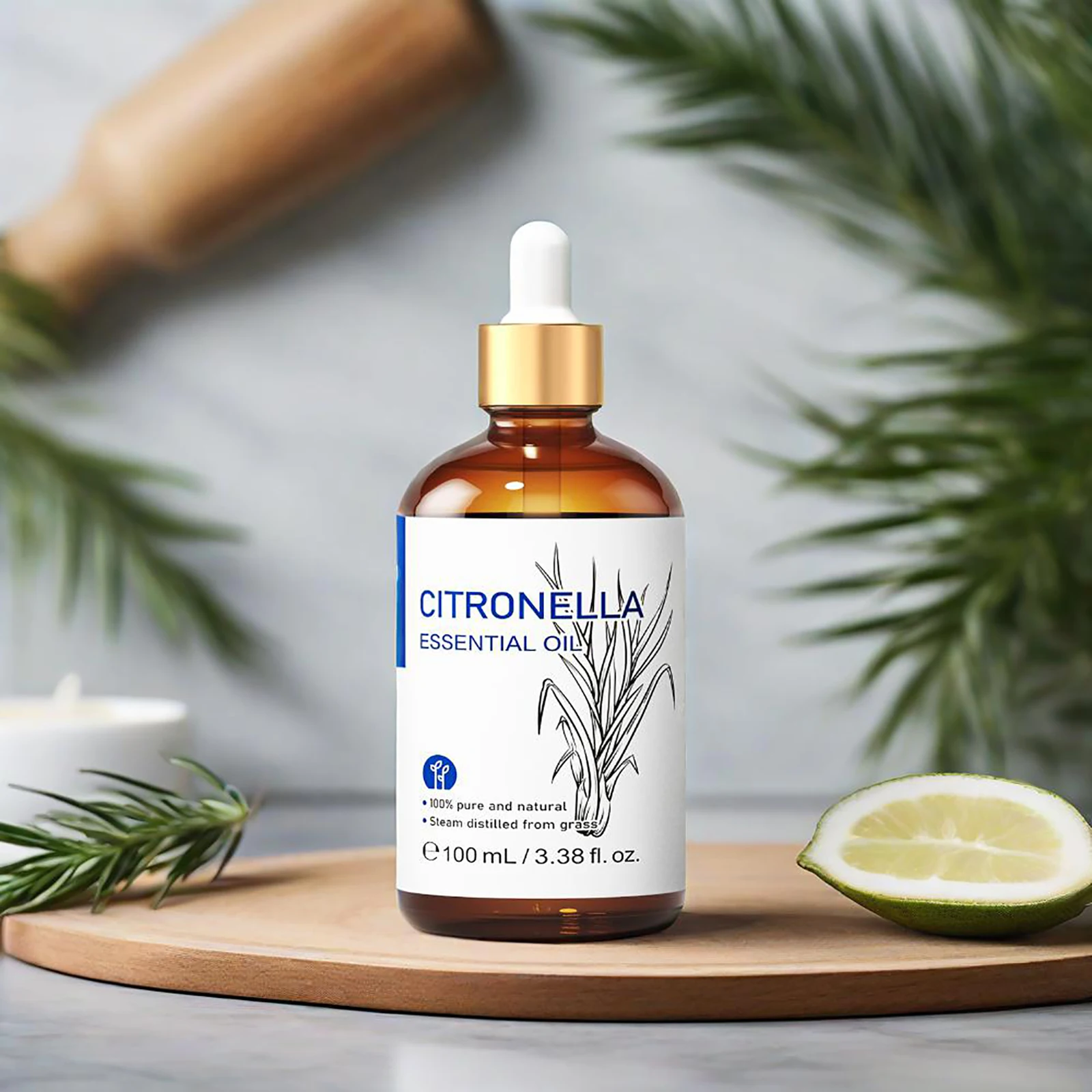 

​​HIQILI Citronella Oil 100ml for DIY Spray Candle Making Essential Oils Grapefruit Bergamot Cedarwood Chamomile​​ Cypress
