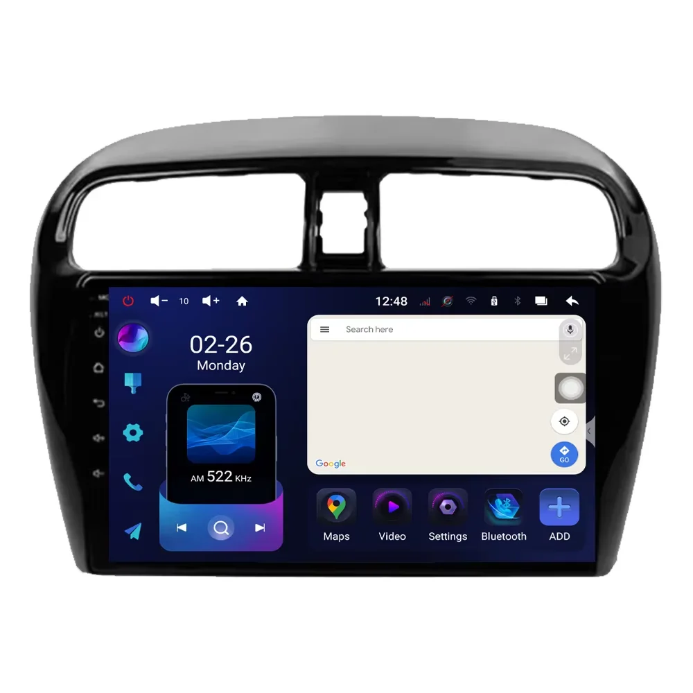 Android 15 For Mitsubishi Mirage 6 Attrage 2012 - 2018 Car Radio Multimedia Video Player Navigation GPS Wireless Carplay WIFI