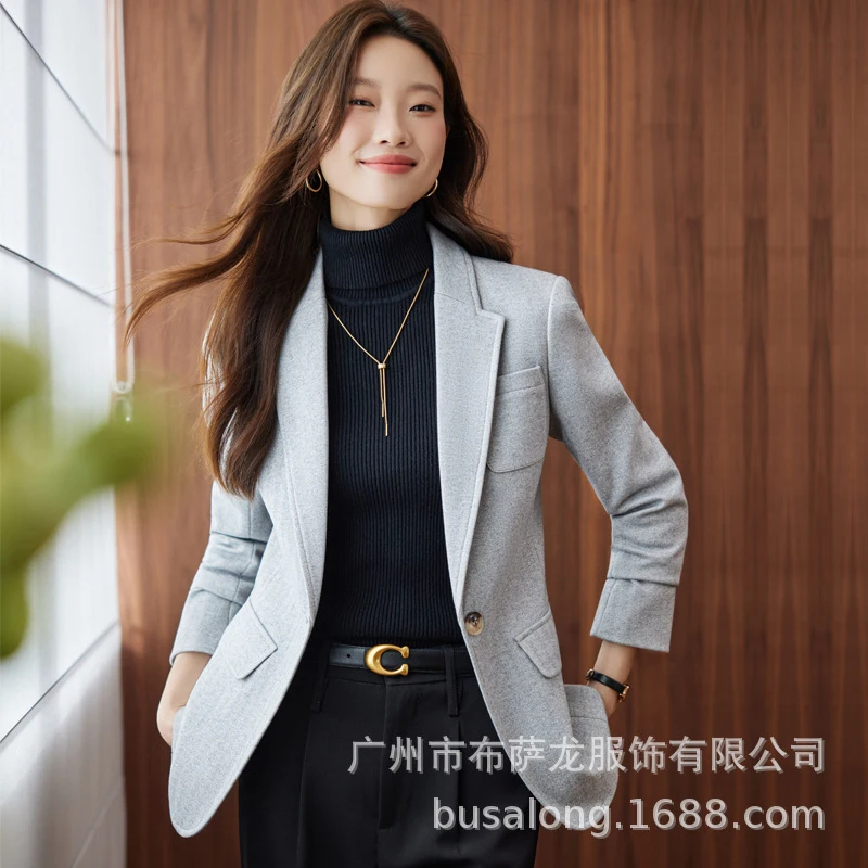 2025New style business blazer for women, long-sleeved professional suit, formal women's jacket, workwear2582