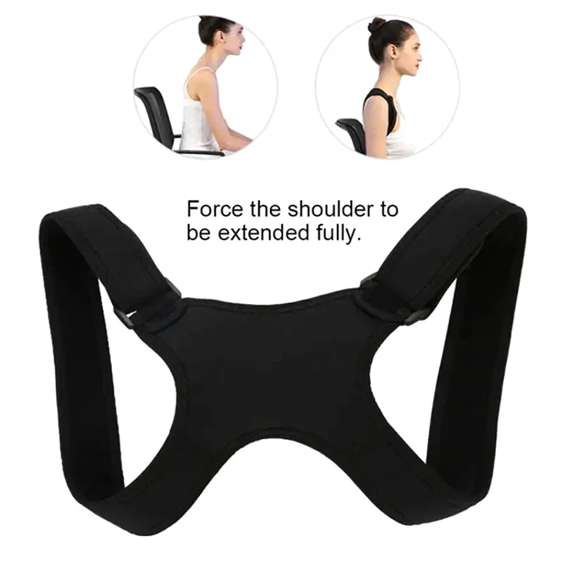 Adjustable Back Posture Corrector Neck Back Support Belt Spine Shoulder Brace Support Belts Adult Invisible Hunchback Belts