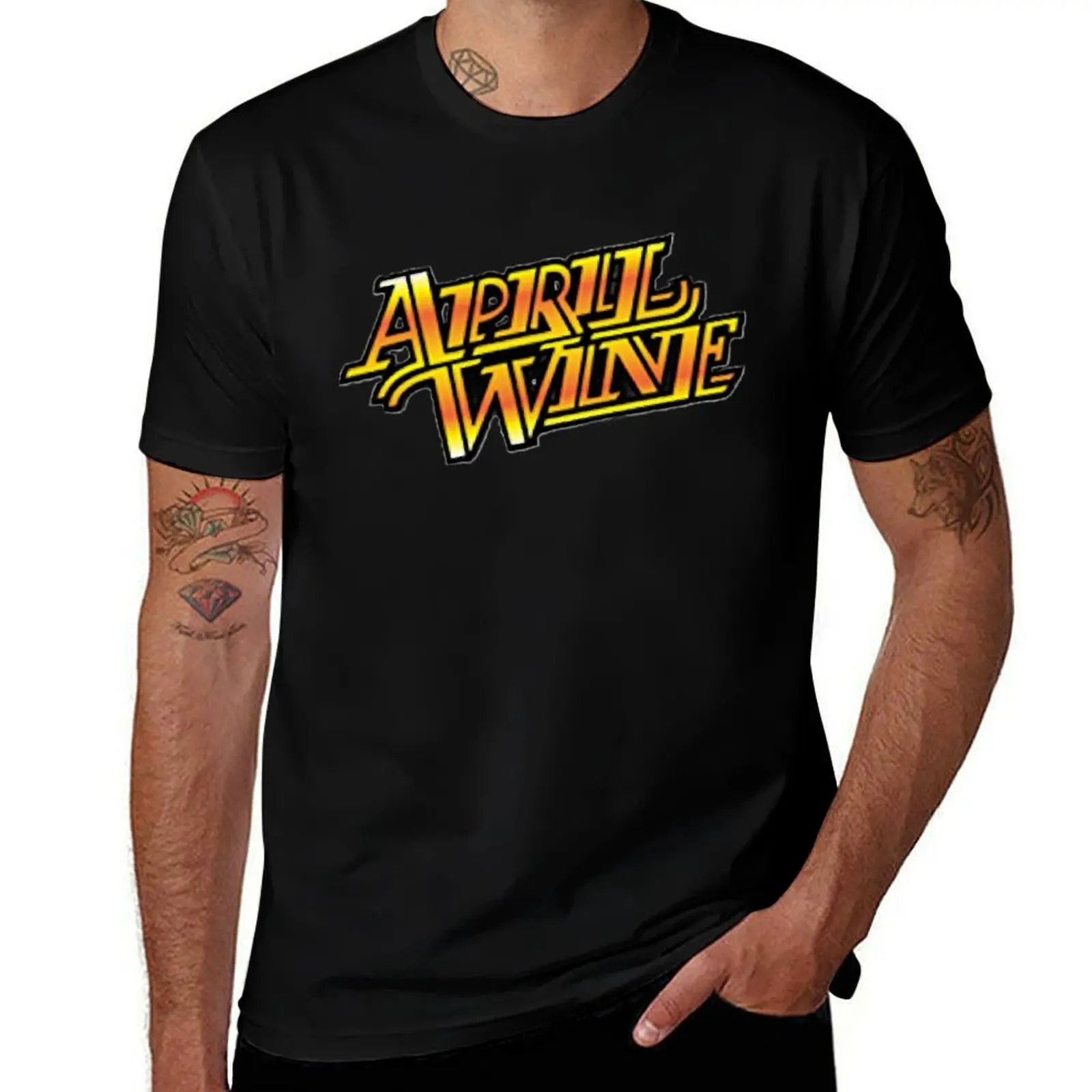 

April Wine T-Shirt t shirt for man 100 percent cotton t shirt for man T-Shirt