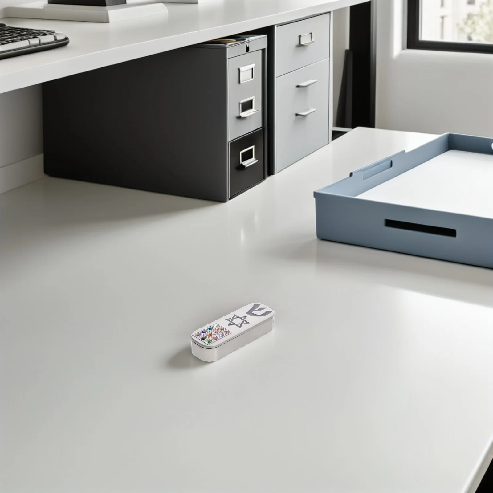 

Mezuzah Case Bible Doorpost Decoration Box Traditional Jewish Wall Decor for Home Blessing Scroll Holder Metal Artistic DIY