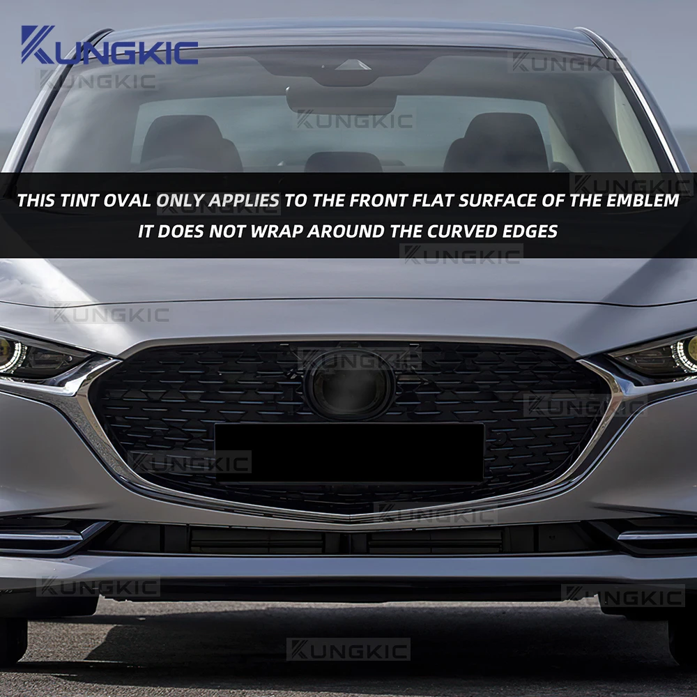 بولي TPU سيارة الجبهة على شعار قبل قطع الظلام المدخن PPF طبقة حماية لمازدا 3 2019 2020 2021 2022 2023 2024 2025 Mazda3 Axela