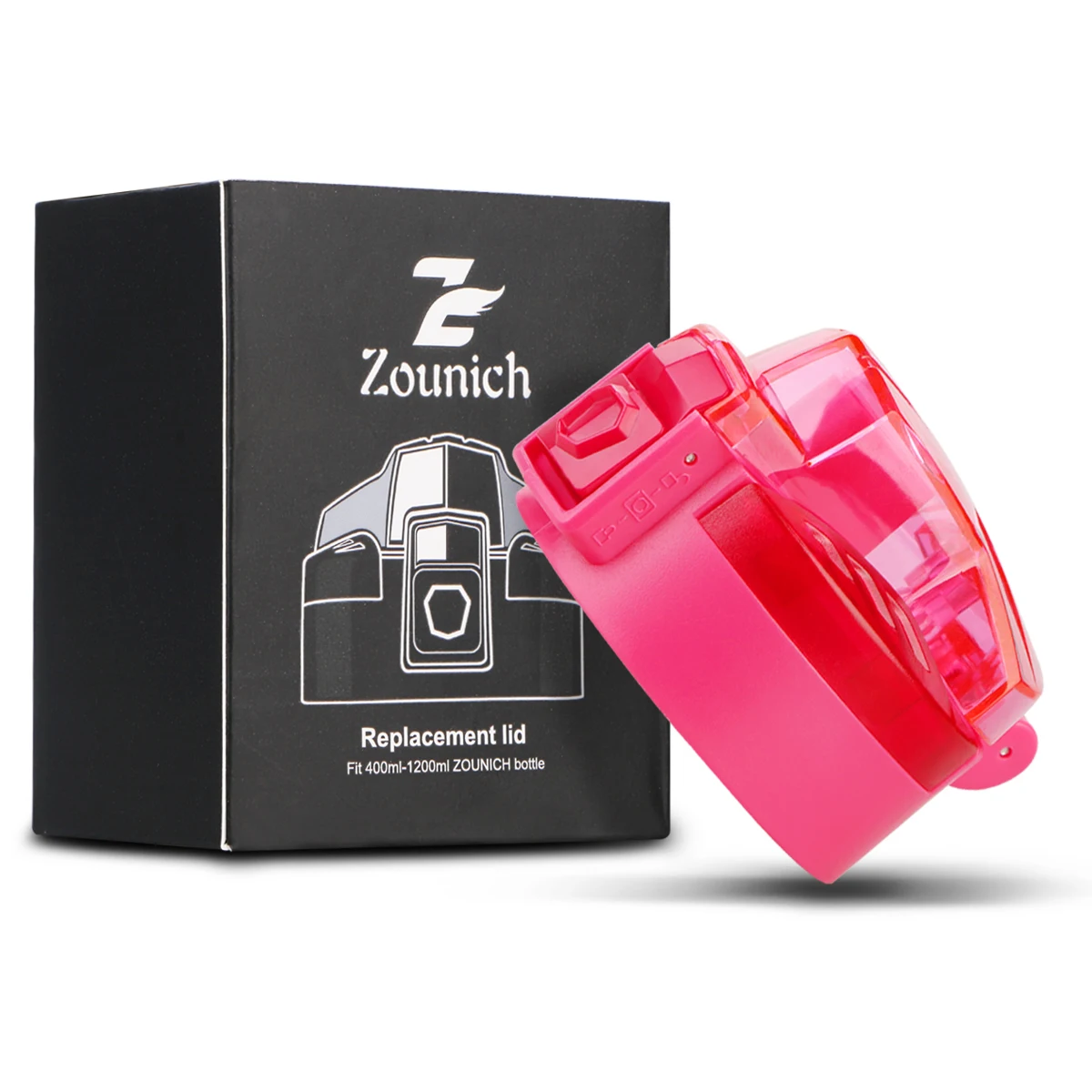 Zounich  Sport Water Bottle 700/1000 ML Cap Jumping TRITAN Material Bottle Accessories Cup Cover 8 Colors