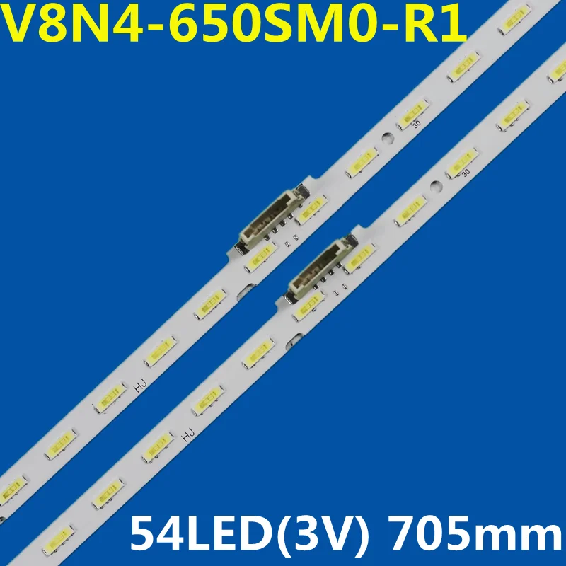 tira de retroiluminacao led v8n4650sm0 r1 ua65ru7400 ua65ru8000 un65ru8000 un65nu7400 un65nu7500 ue65nu7400 ue65nu7500 10 unidades 01