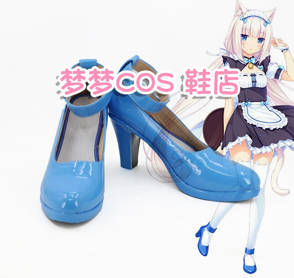 

Anime Nekopara Chocola Vanilla Cosplay Shoes Boots Women Cat Neko Girl NEKOPARA Halloween Carnival Party Role Play Shoes