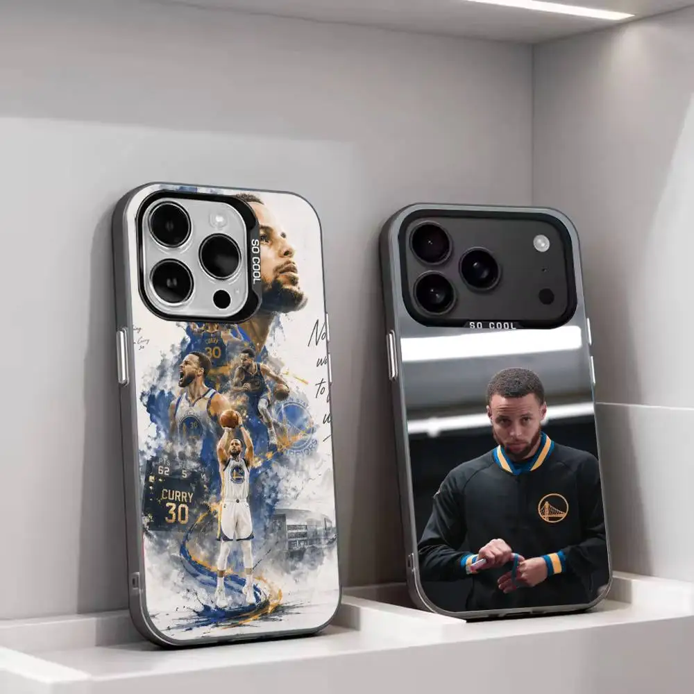 1PC Coque de téléphone S-Stephen C-Curry pour iPhone 17 16 15 14 13 12 11 XS X XR 16E Pro Max Plus E Air Mini smartphone