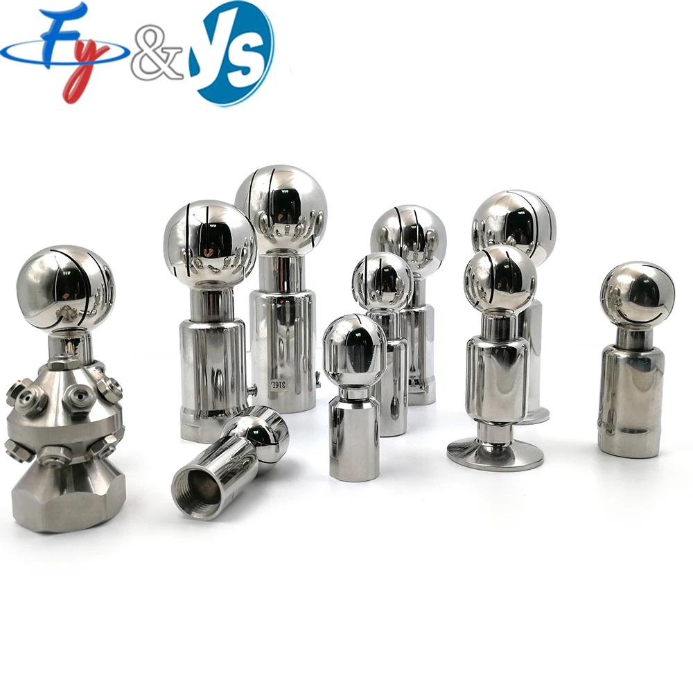 304 Stainless Steel Rotary Spray Ball, 1/4