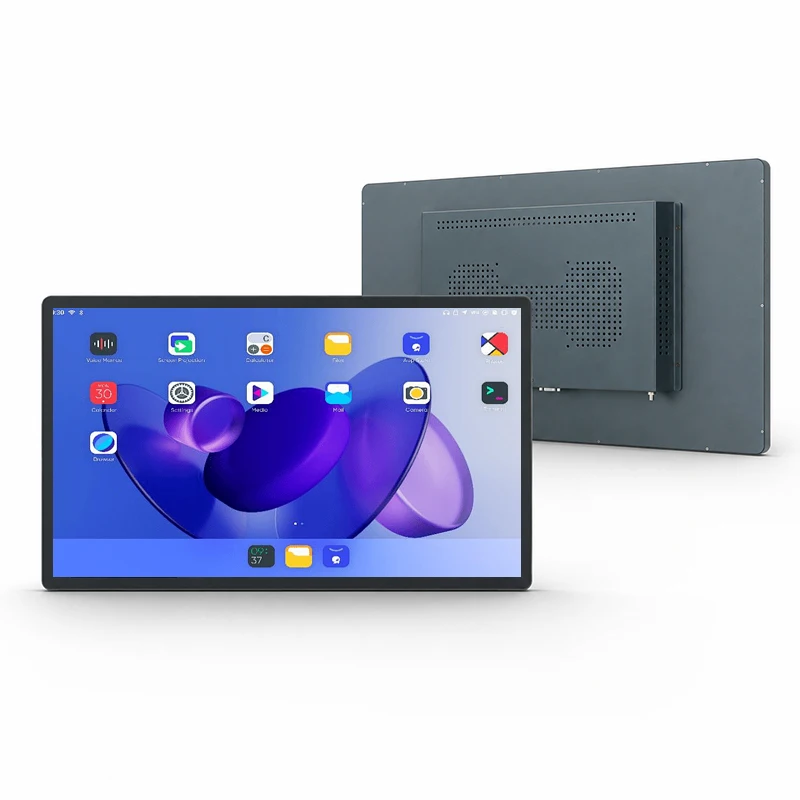 15.6 21.5 Inch  Industrial Touch Screen Monitor IP65 Rugged Aluminum Embedded Capacitive HMI Display For Factory Automation