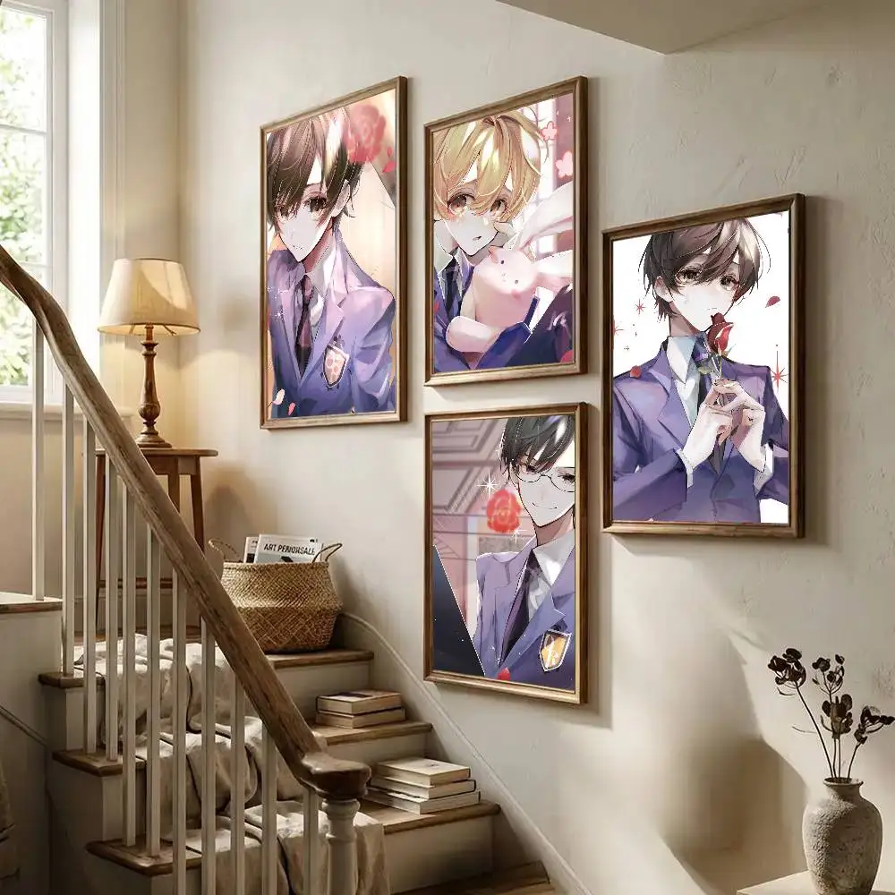 Anime O-Ouran High School Host Club Individual Poster Art With Prints Home Bedroom Living Room Decoration Gift