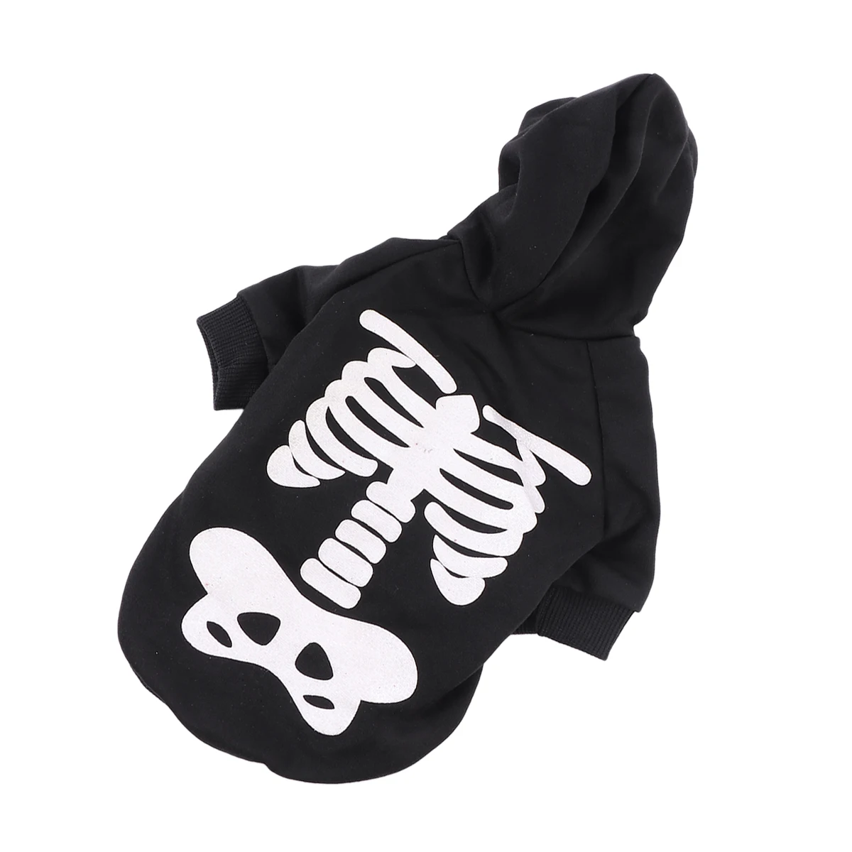 

Luminous Skull Pet Costume Dog Clothes Halloween Jacket Cotton Night Glow Cat Small Pets Garment Durable Machine