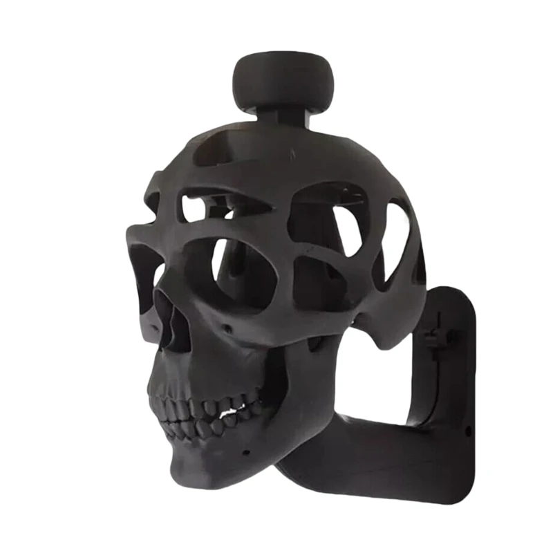 

Helmets Holder Skull Wall Mounted Helmets Rack Stand for Helmets Indoor Decoration Motorbike Helmets Display Rack