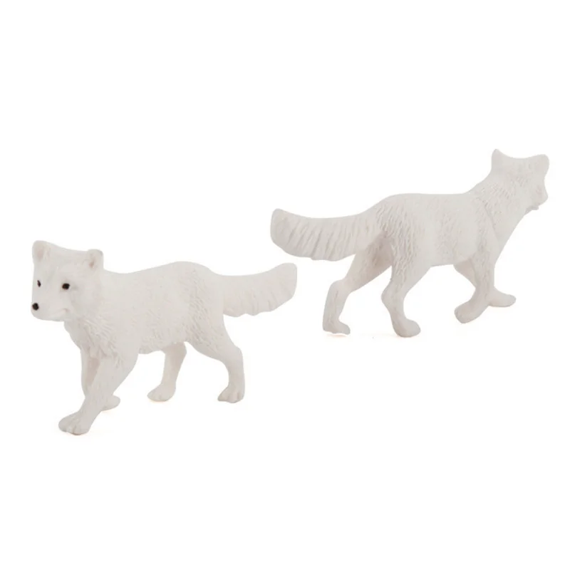 Set Of 18 Mini Polar Animals Statue PVC Antarctic Desktop Figure Doll Micro Landscape Decoration For Fairy Garden Bonsai