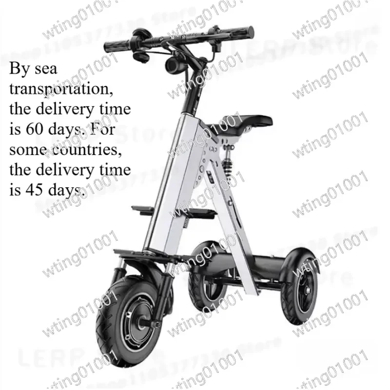 for 350W Foldable Electric Scooter Mini 3 Wheel Portable Lightweight Fashionable Ride for Parent and Child Compact Design