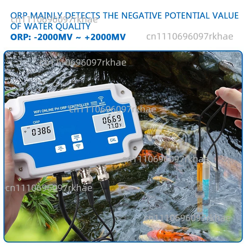 Three-In-One  Smart APP  Fish Tank Water Quality Ph/orp/temperature Bluetooth Real-Time Monitor Seawater Salinity Meter