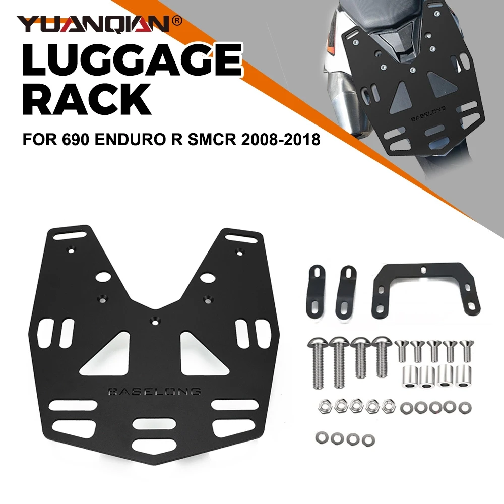 For  690 SMC R 2008-2012 2013 2014 2015 2016 2017 2018 Motorcycle 690 Enduro R Luggage Strapping Bracket Saddlebag Tail Rack