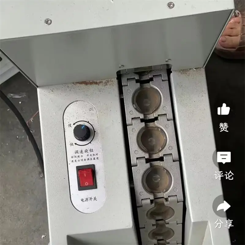 Tabletop Automatic Raw Fresh Chestnut Sheller Opening Cutting Machine Single Row Chestnut Skin Cutter