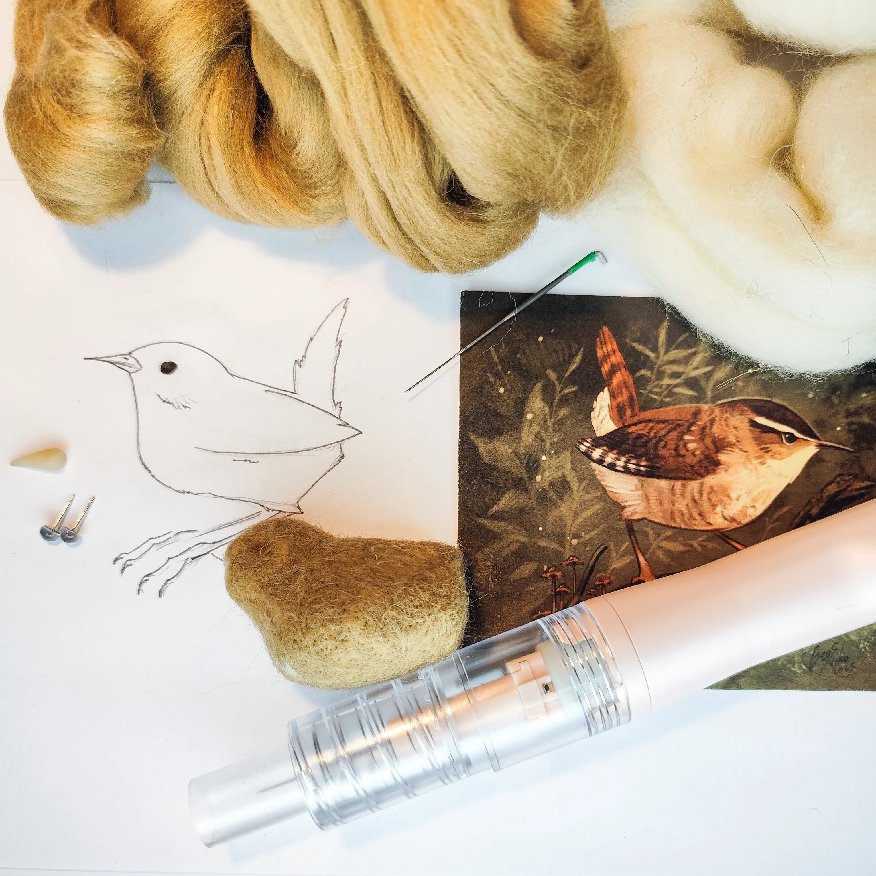 

Needle Felting Tool Supplies for Wool Felted Animals, Electric Needle Felting Machine, Needle Felting Machine for Quick Felting