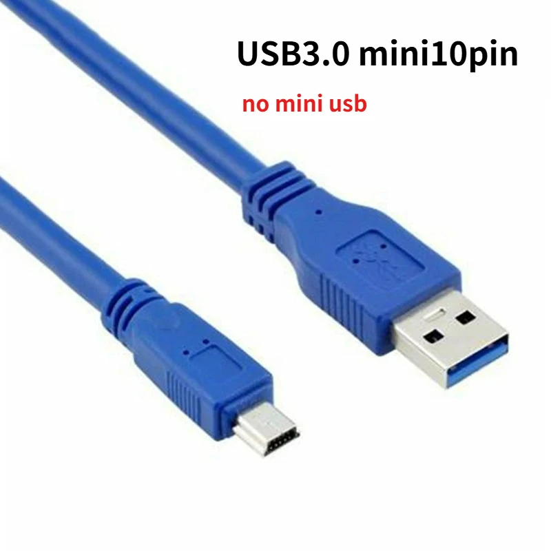 Best Quality 5Gbps USB 3.0 A Male To Mini 10pin B Extension Cable for Tablet PC Phone Camera HUB HDD Connector