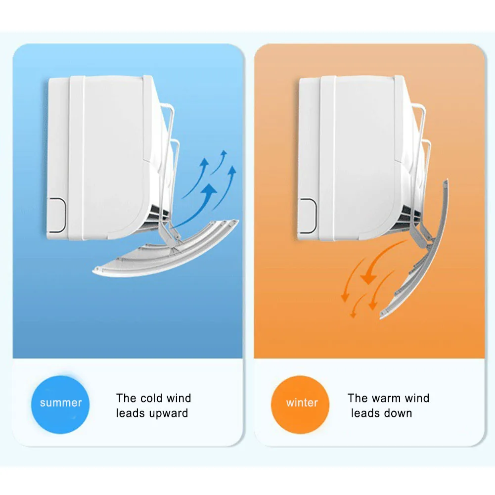 Universal Air Conditioner Wind Deflector Adjustable Wall-mounted Air Windshield Cooled Baffle Anti-direct Blowing Shield