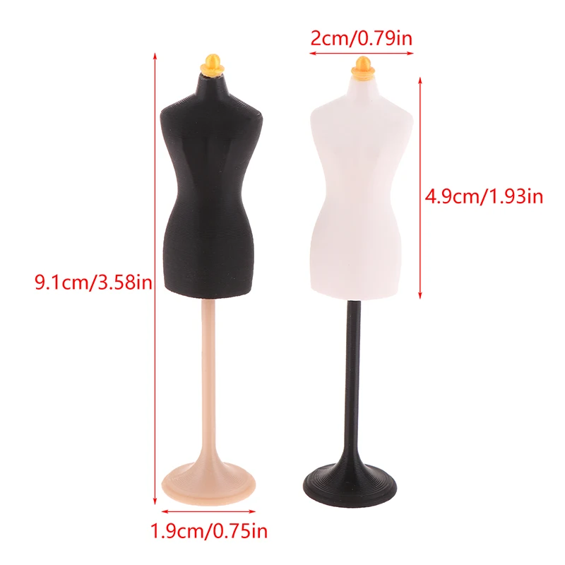 1:12 Dollhouse Mini Mannequin Display Stand Gown Dress Clothes Hanger Skirt Support Wedding Mannequin Stand Humanoid Model Toy