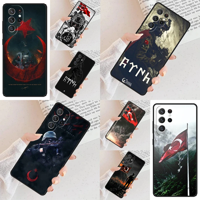 Funda para Teléfono Celular con Bandera de Turquía, Ataturk, ISTAMBUL, ANTALYA, para Samsung Galaxy S26 Ultra, S25, S24, S23, S22, S21, S20, Note10