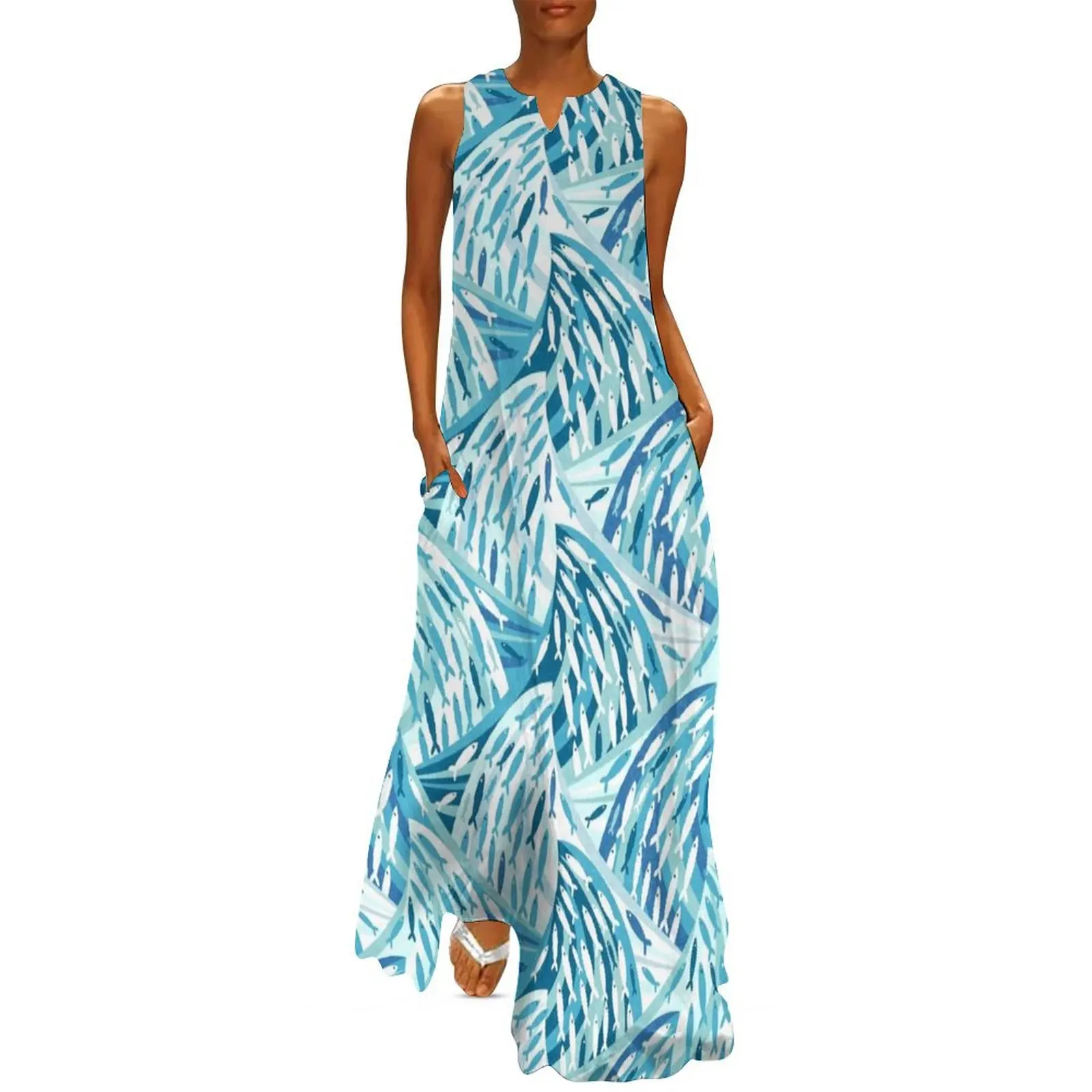 

Ocean life Long Dress evening dresses women women dresses