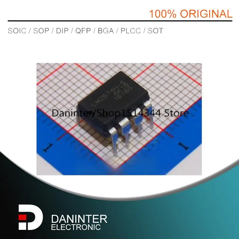 

LM2574N LM2574N-5 Новый импортный DIP8 10 шт./лот