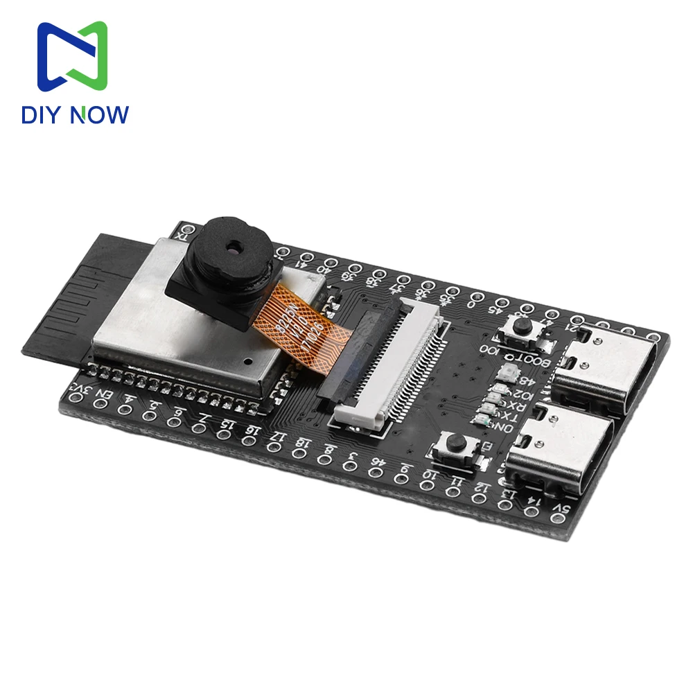 ESP32 S3 CAM development board ESP32-S3 N16R8 dual TYPE-C OV2640/OV5640 /OV3660Camera WiFi Bluetooth module onboard