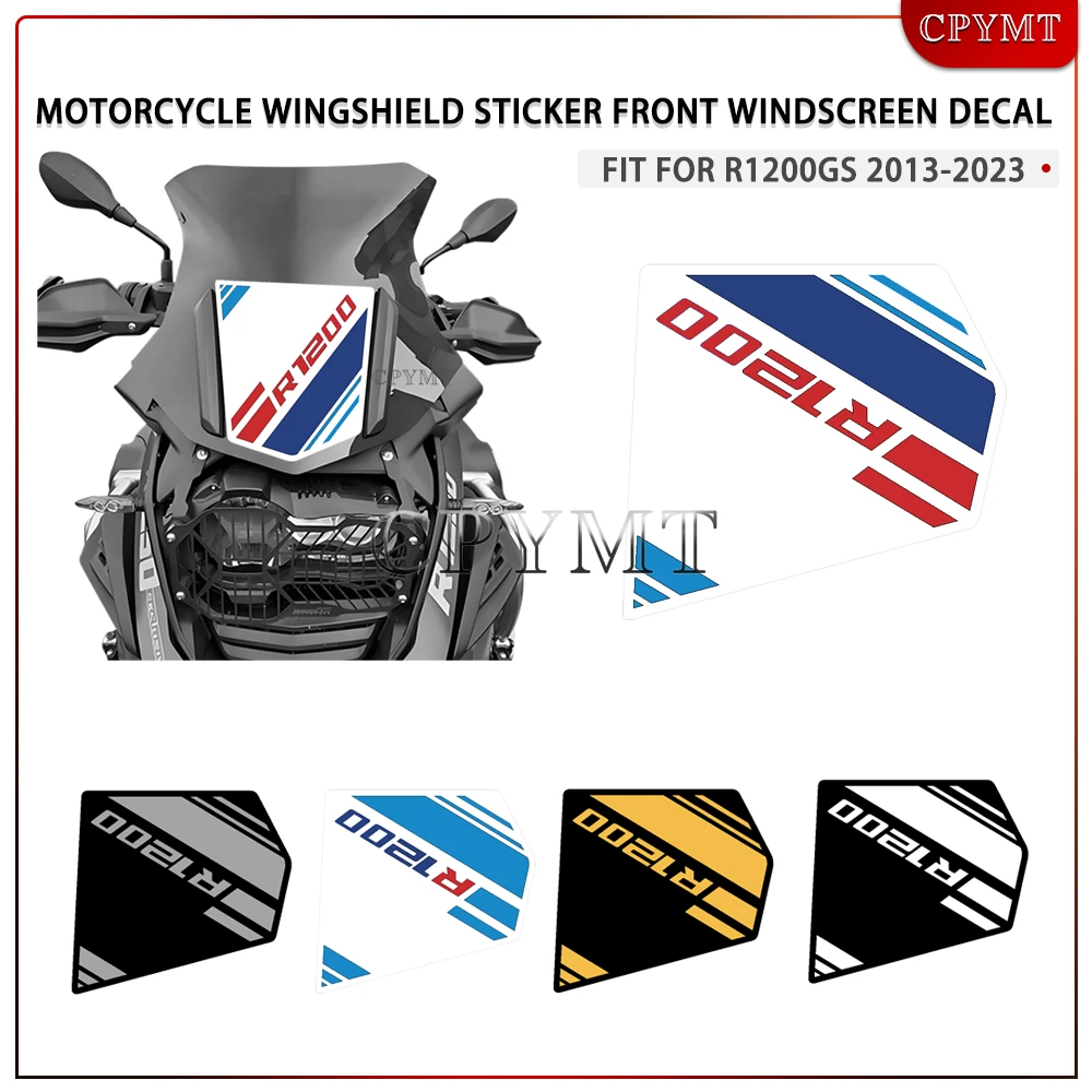 

Fit for R1200GS R 1200 GS 2013-2023 Motorcycle Wingshield Sticker Front Windscreen Decal Waterproof Protector Accessorie