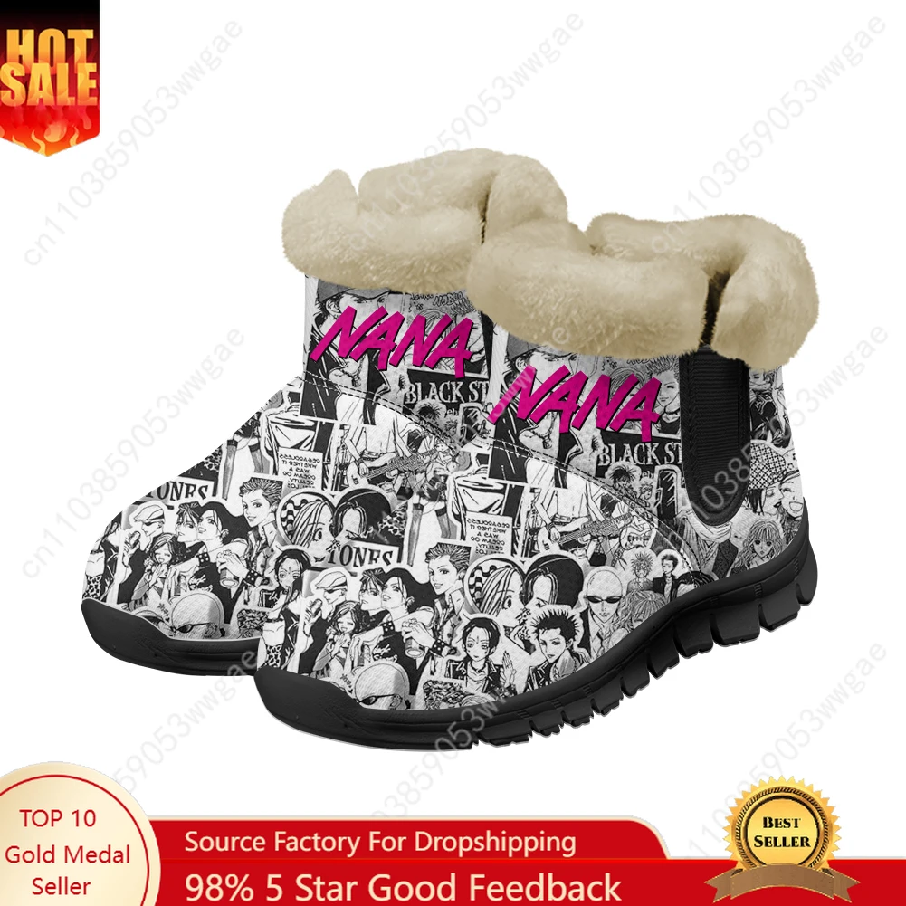 

NANA Snow Boot, теплые ботинки, мужская и женская обувь для подростков, повседневные легкие кроссовки высокого качества для пар, персонализированная спортивная обувь