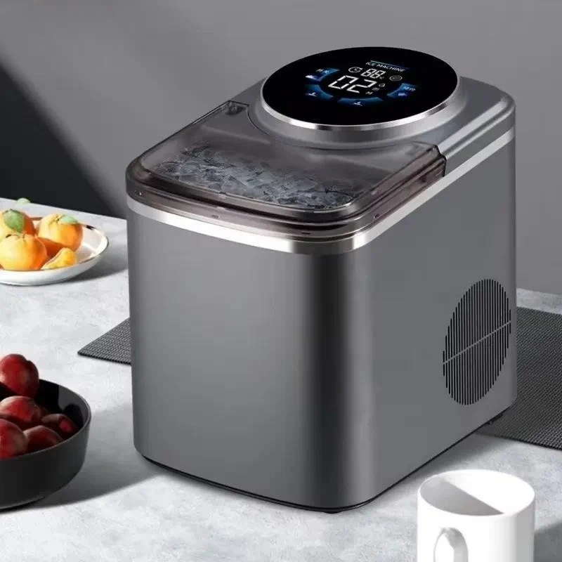 STLF Automatic electric intelligent ice machine, large capacity 16kg/24 hours, square ice, suitable for commercial, home and