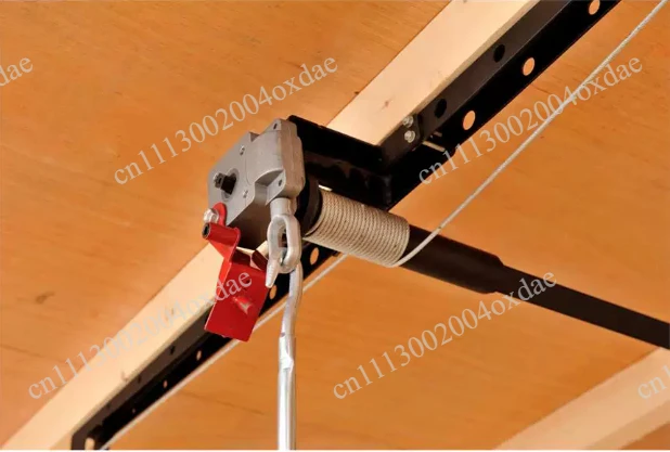 Hanging Ceiling Storage Shelf for Garage, large capacity, easy to install, great for organizing items and saving floor space
