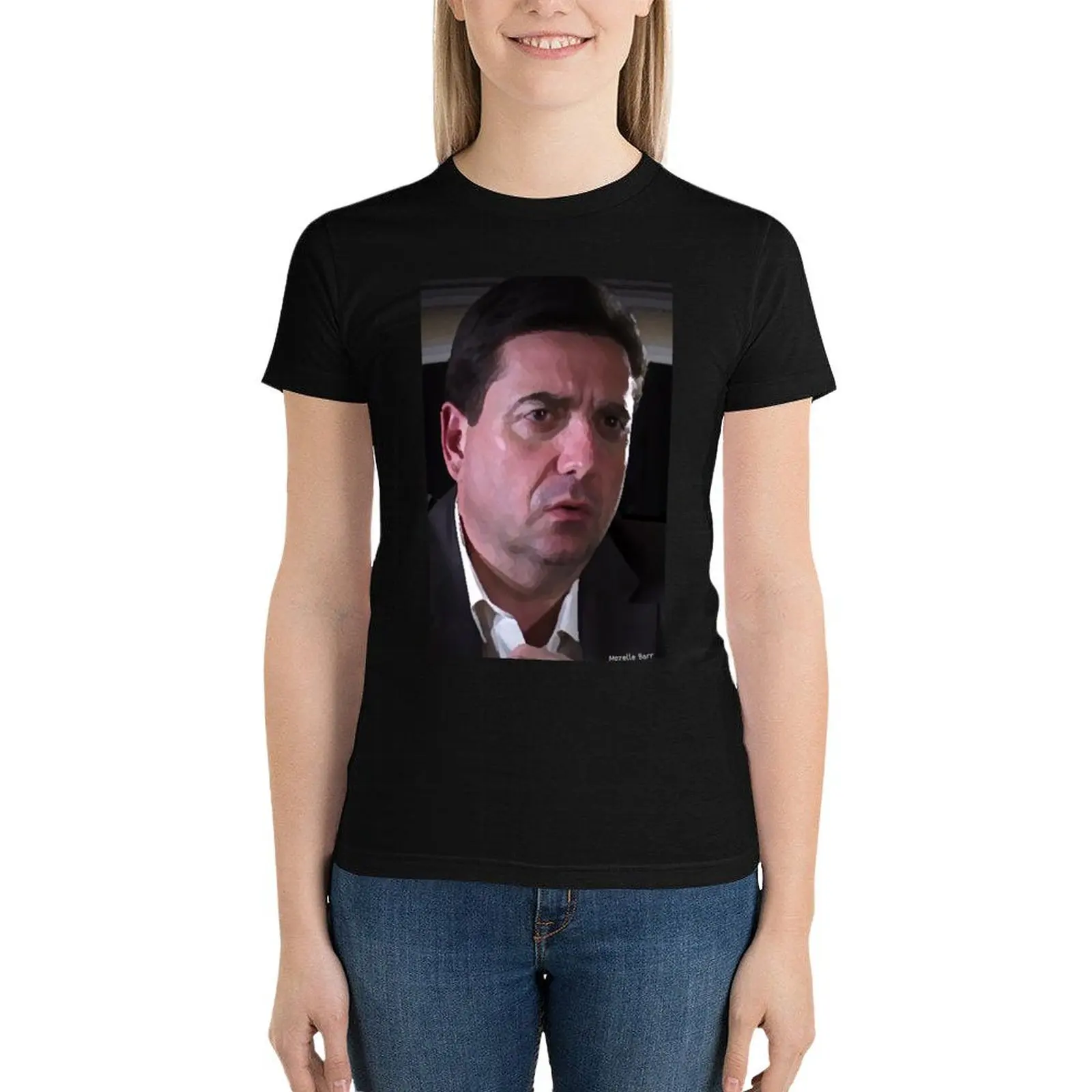 Steve DiSchiavi of The Dead Files Show T-Shirt vintage clothes summer top tshirts for Women