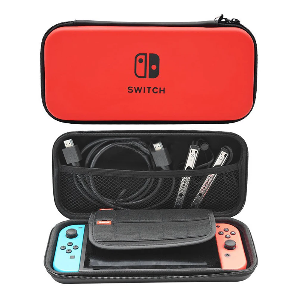 For Nintendo Switch Storage Bag Luxury Waterproof Mesh Pocket Case for Nitendo Nintendo Switch NS Console Joycon Game Accessory