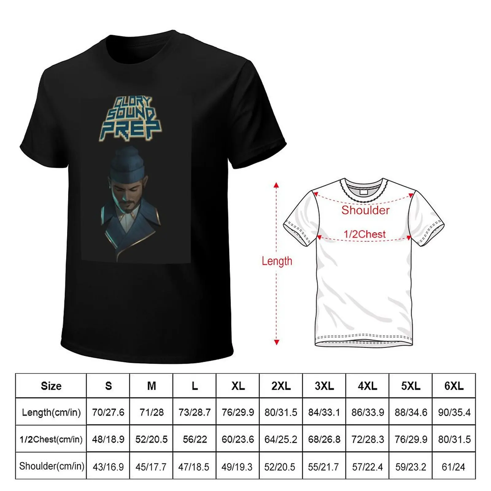 Jon Bellion: Glory Sound Prep T-Shirt Basic Solid Color Short Sleeve T-Shirt