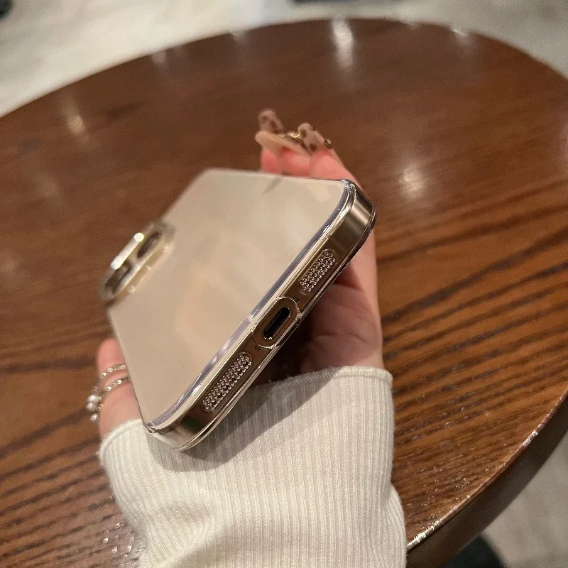 Luxury Metal camera frame protection phone case for iphone 16 15 14 13 12 pro max plus Transparent pc Shockproof Bumper cover image 5