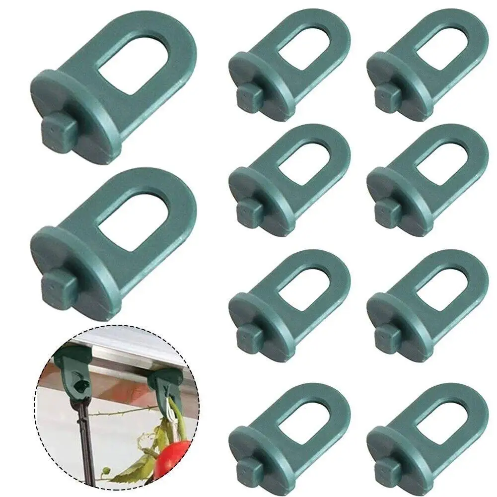 10/20PCS Gewächshaus Clips Verschluss Gebunden Schnalle Hängen Haken Für Anlage Gemüse Pfropfen Hängen Unterstützung Blumentopf Aufhänger clip